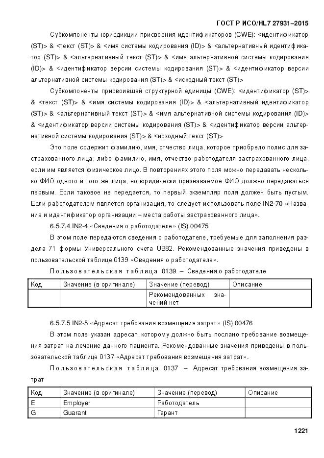 ГОСТ Р ИСО/HL 7 27931-2015, страница 1228